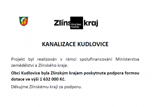 Kudlovice kanalizace